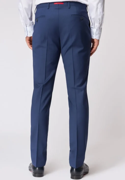 Roy Robson business pantalon Slim Fit S01050361295400 Blauw Fashion
