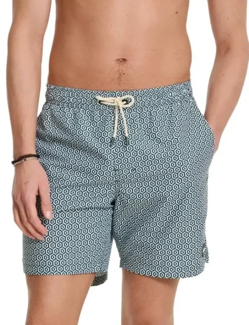 Shiwi zwembroek 1525107-650 Wit/Groen Best