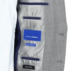 Smit Mode kostuum Slim Fit 203003-drop8 Licht Grijs New