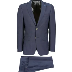 Smit Mode kostuum Slim Fit 203007-drop8 Marine Discount