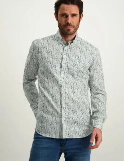 State of Art casual overhemd Regular Fit 21414174 Aqua Clearance