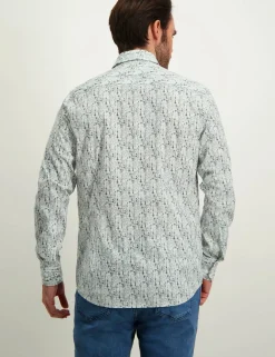 State of Art casual overhemd Regular Fit 21414174 Aqua Clearance