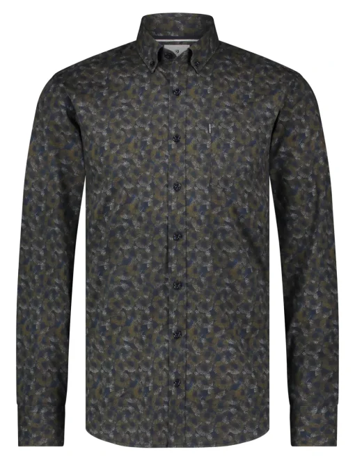 State of Art casual overhemd 21424901 Antraciet Best