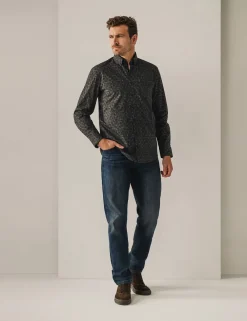 State of Art casual overhemd 21424901 Antraciet Best