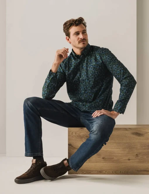 State of Art casual overhemd 21424901 Donker Blauw Sale