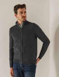 State of Art gebreid vest 16124911 Antraciet Clearance