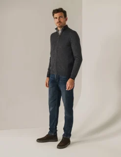 State of Art gebreid vest 16124911 Antraciet Clearance