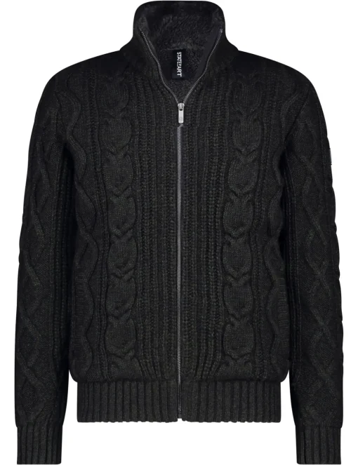 State of Art gebreid vest 16124049 Groen Sale