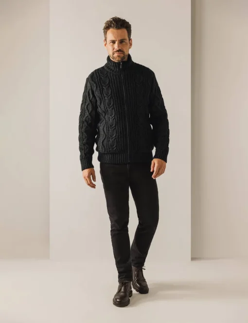 State of Art gebreid vest 16124049 Groen Sale