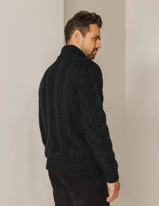 State of Art gebreid vest 16124049 Groen Sale