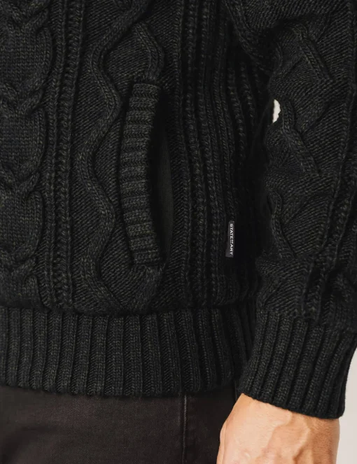 State of Art gebreid vest 16124049 Groen Sale