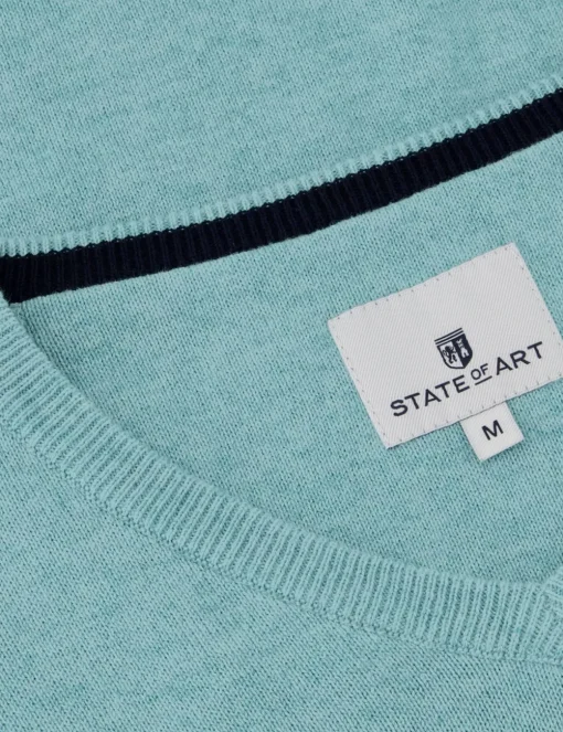 State of Art ronde hals trui 12114030 Blauw Online