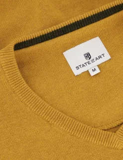 State of Art v-hals trui 12123003 Geel Clearance