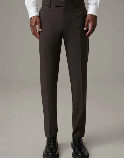 Strellson business pantalon Slim Fit 30042776 Donker Bruin Discount