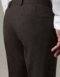 Strellson business pantalon Slim Fit 30042776 Donker Bruin Discount