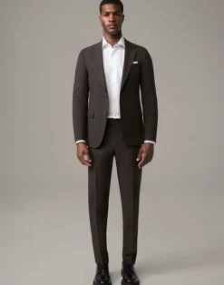 Strellson business pantalon Slim Fit 30042776 Donker Bruin Discount