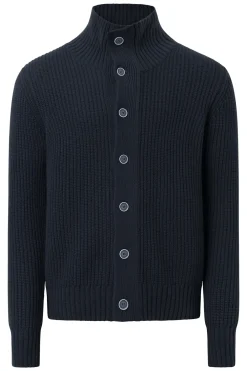 Strellson gebreid vest 30038286 Donker Blauw New