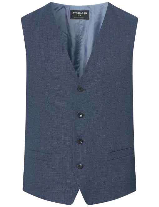 Strellson gilet Slim Fit 30040537 Blauw Online