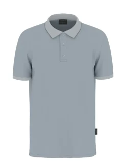Strellson polo's 30047784 Licht Blauw Fashion