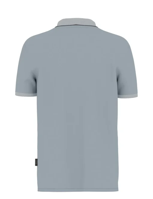 Strellson polo's 30047784 Licht Blauw Fashion