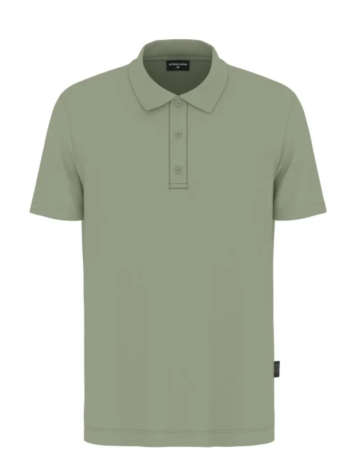 Strellson polo's 30045772 Licht Groen Fashion