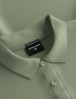 Strellson polo's 30045772 Licht Groen Fashion