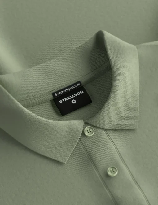 Strellson polo's 30045772 Licht Groen Fashion