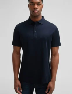 Strellson polo's 30045922 Donker Blauw Best