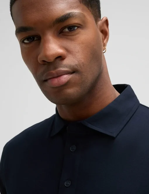 Strellson polo's 30045922 Donker Blauw Best