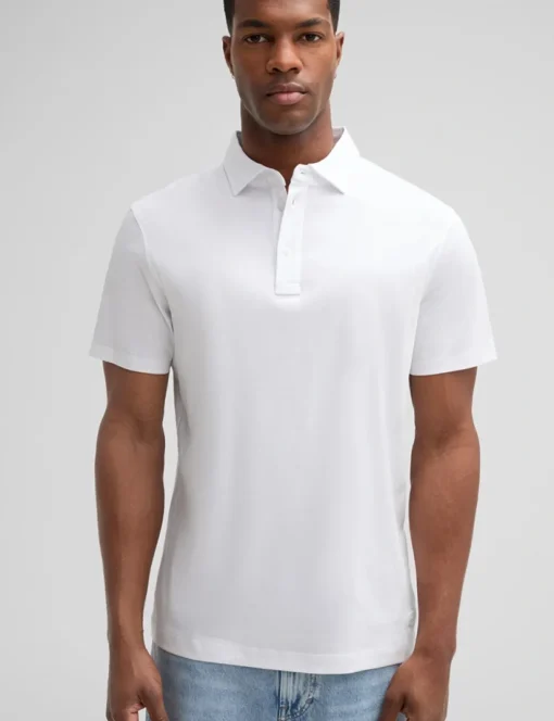 Strellson polo's 30045922 Wit Clearance