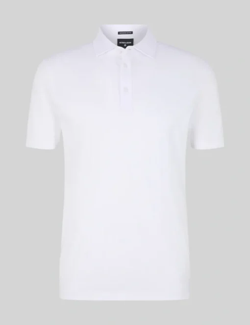 Strellson polo's 30045922 Wit Clearance