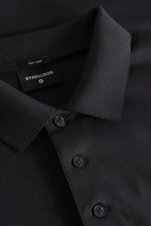 Strellson polo's 30043266 Zwart Outlet