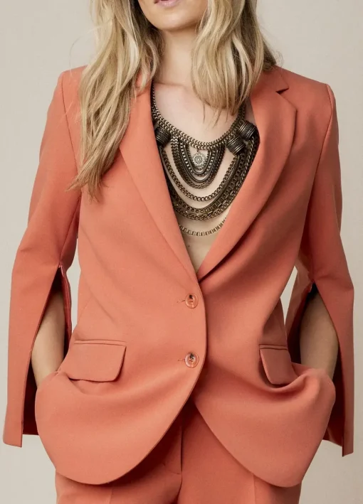 Summum blazer 1s1064-11578 Zalm Fashion