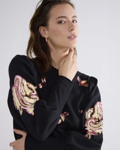 Summum blouse 3s5064-30656 Zwart Fashion