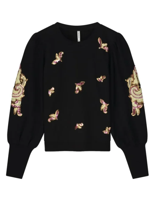 Summum blouse 3s5064-30656 Zwart Fashion