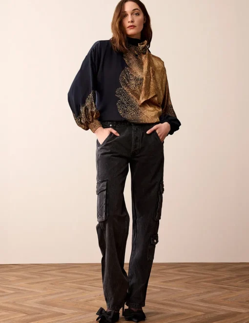 Summum blouse 2s3213-12131 Camel Discount