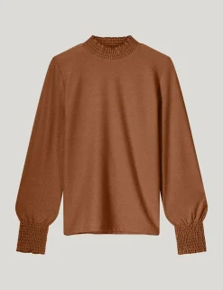 Summum blouse 3s5009-30644 Camel New