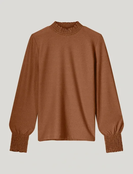 Summum blouse 3s5009-30644 Camel New