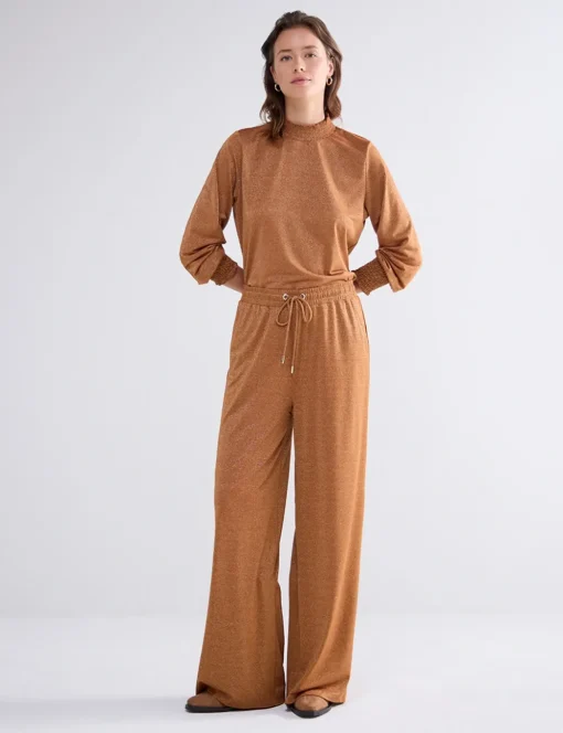 Summum blouse 3s5009-30644 Camel New