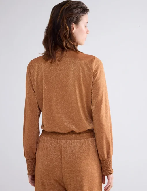 Summum blouse 3s5009-30644 Camel New