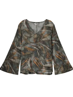 Summum blouse 2s3161-12073 Antraciet Best
