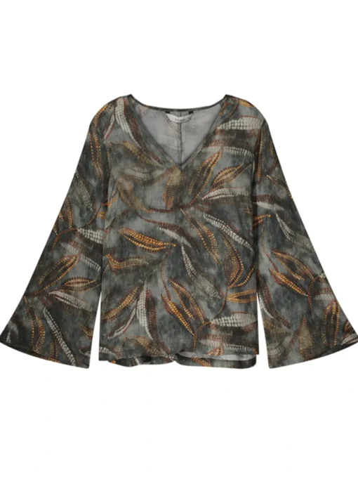Summum blouse 2s3161-12073 Antraciet Best