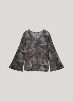 Summum blouse 2s3161-12073 Antraciet Best