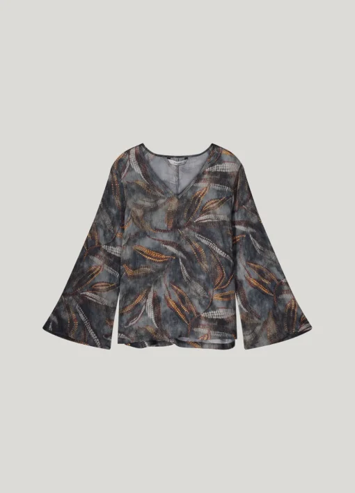 Summum blouse 2s3161-12073 Antraciet Best