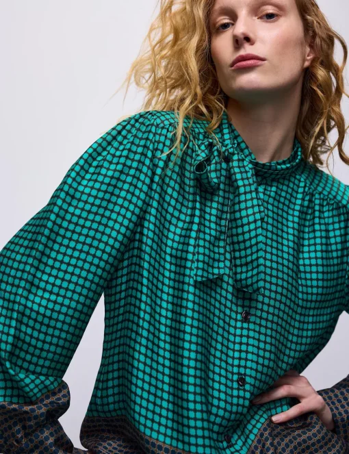 Summum blouse 2s3180-12097 Mint Groen Hot