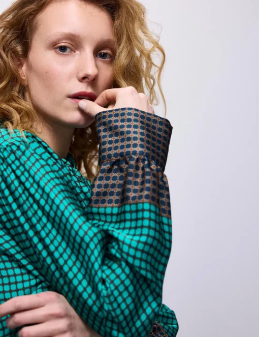 Summum blouse 2s3180-12097 Mint Groen Hot