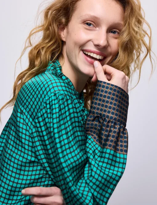 Summum blouse 2s3180-12097 Mint Groen Hot