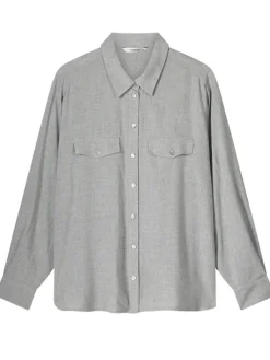 Summum blouse 2s3151-12085 Licht Grijs Clearance