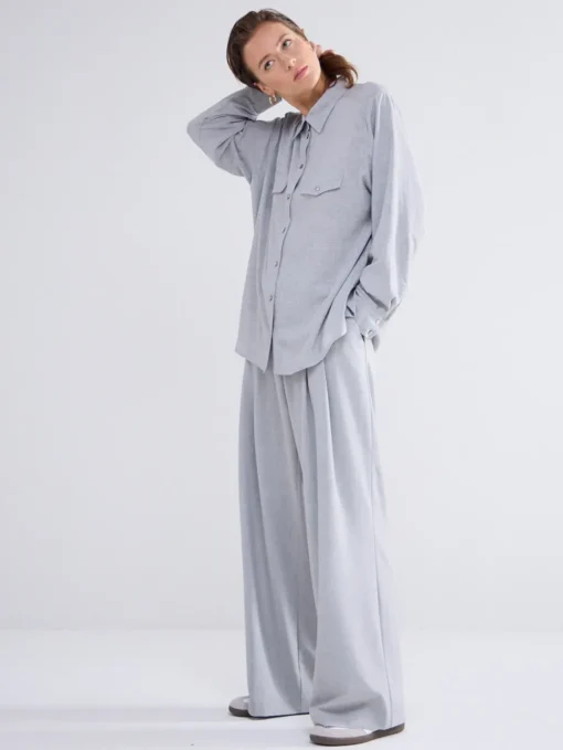 Summum blouse 2s3151-12085 Licht Grijs Clearance