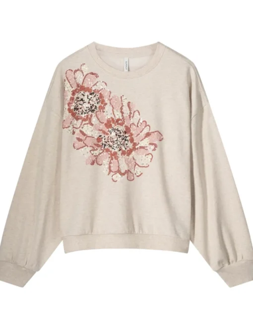 Summum blouse 3s5109-30656 Khaky beige Fashion